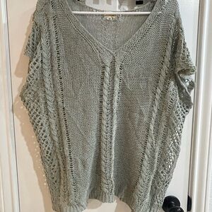 Women's Light Gray Knit Sweater